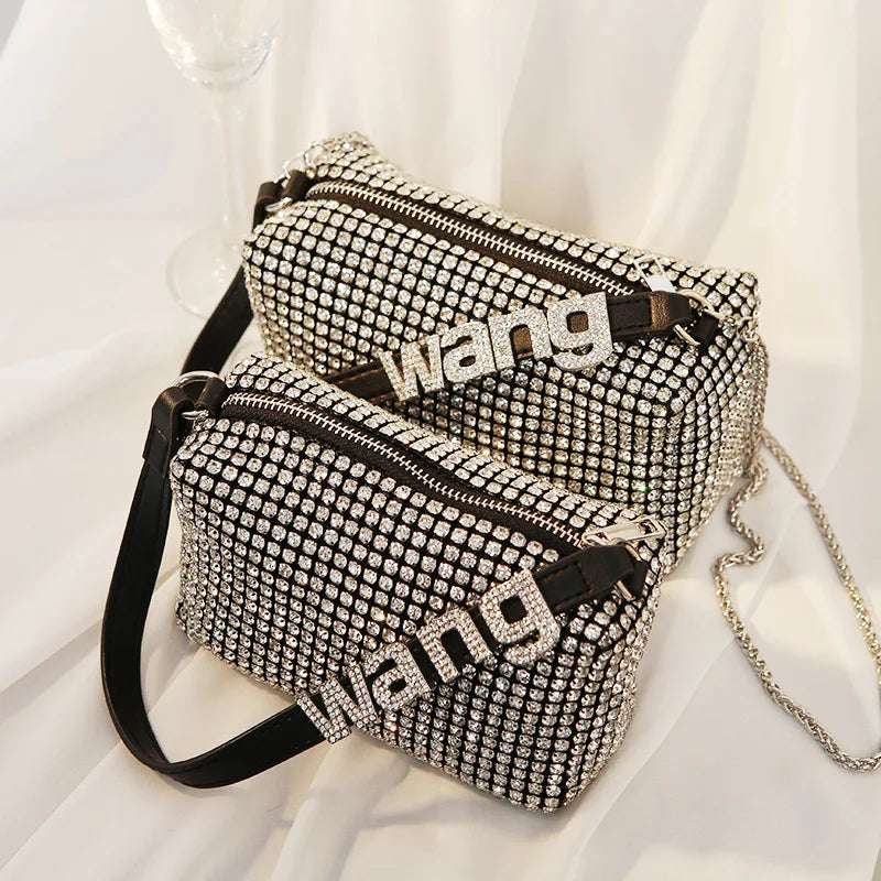 Rhinestone Handbag Diamonds Shoulder Bag Purse Female Crossbody Bag