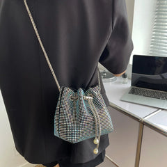 Rhinestone Handbag for Women Bag Diamonds Shoulder Bag Purse Ladies