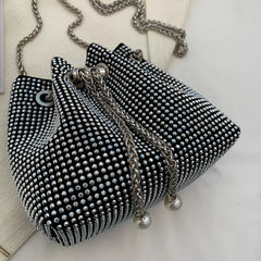 Rhinestone Handbag for Women Bag Diamonds Shoulder Bag Purse Ladies