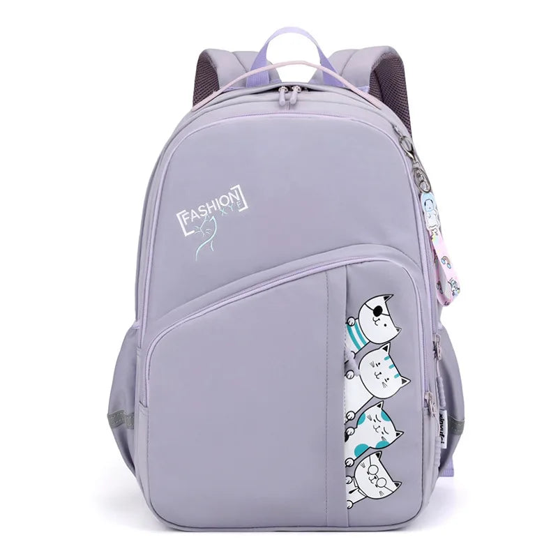Cute Cartoon School Backpack for Teen Girls