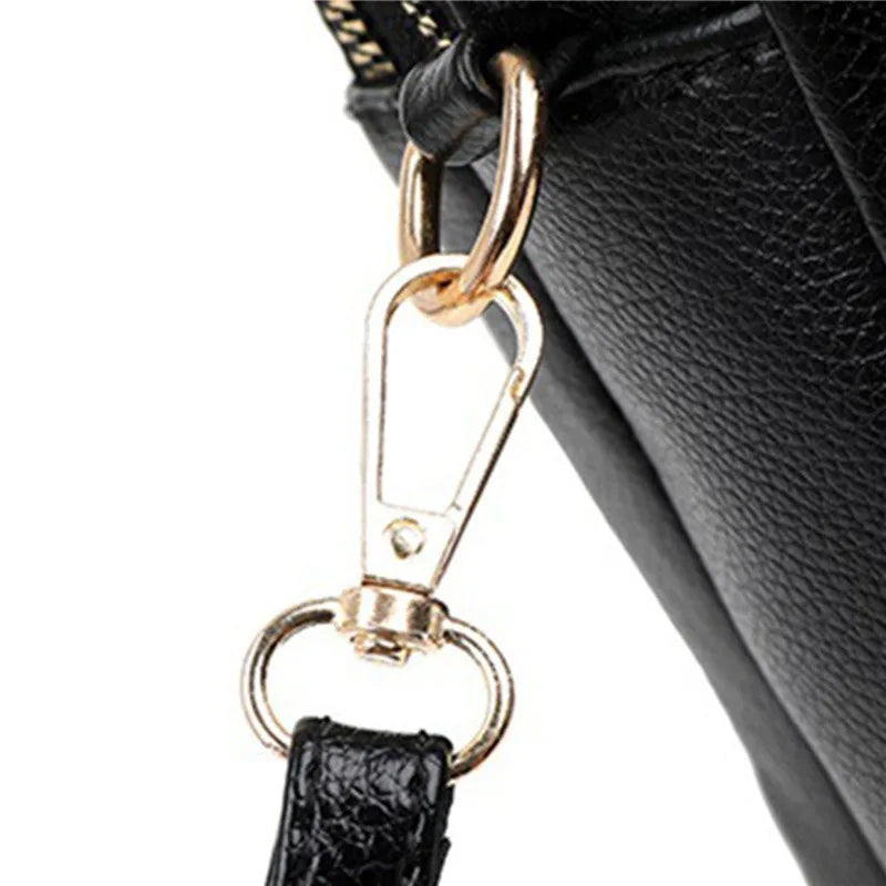 Small Solid Shoulder Bag for Women