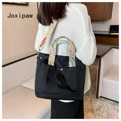 Vintage Large Capacity Shoulder Women Casual Tote Bag