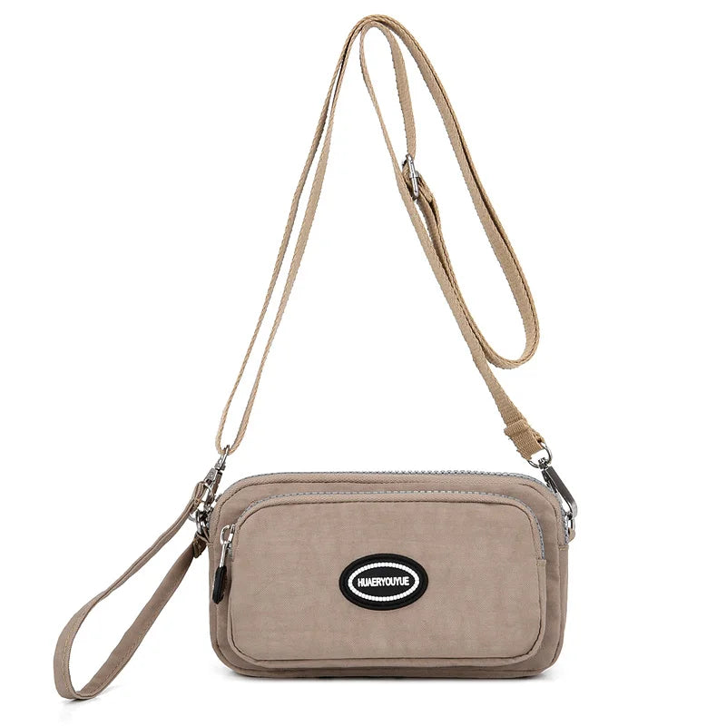 Small Cellphone Messenger Bag Women Shoulder Bag Female Purses Waterproof Nylon