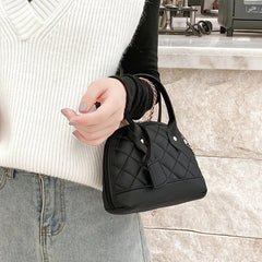Women's Lingge Embroidery Camera Shoulder Bag Chain Crossbody Bags