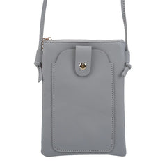 Small Mobile Phone Bag Pu Buckle Safety Shoulder Student Crossbody Bag