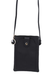 Small Mobile Phone Bag Pu Buckle Safety Shoulder Student Crossbody Bag