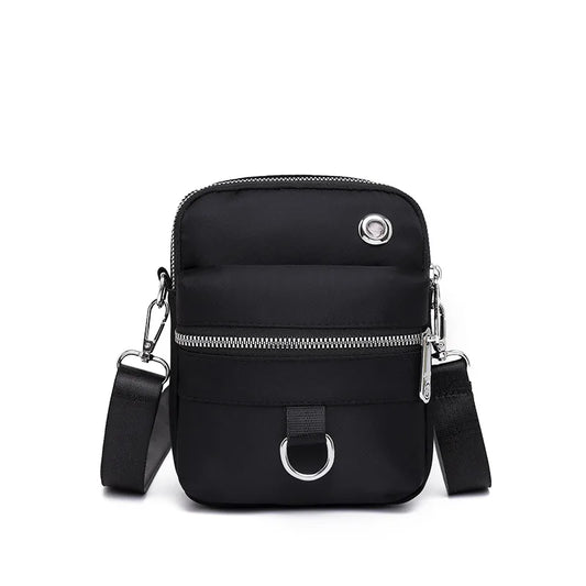 Men's Messenger Bag Waterproof Nylon Business Travel Crossbody Bag