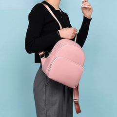 Small Women Backpack Waterproof Oxford Shoulder Bag Casual College Travel Bag