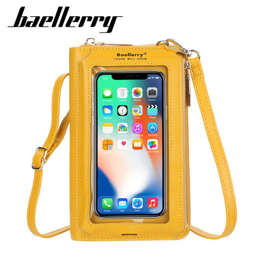 Small Women Bags Transparent Phone Bag Mini Women Messenger Bag
