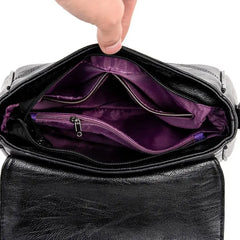 Women's Soft Crossbody PU Leather Handbag Shoulder Messenger Bag