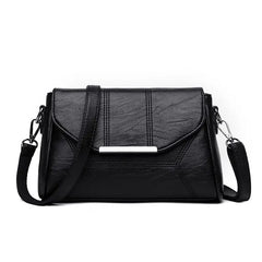 Women's Soft Crossbody PU Leather Handbag Shoulder Messenger Bag
