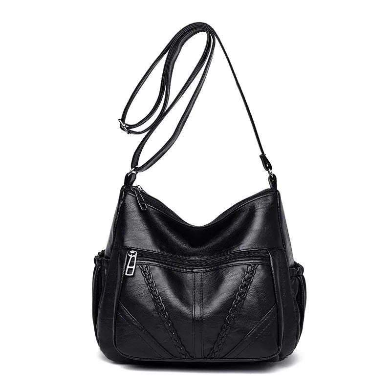 Vintage Large Capacity Crossbody Bag for Women Girl