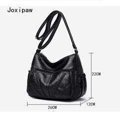 Vintage Large Capacity Crossbody Bag for Women Girl
