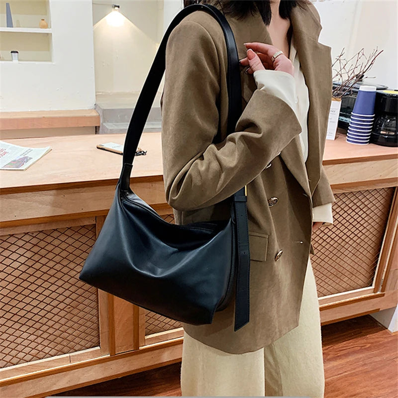 Spring Autum Large Capacity Shell Shoulder Bag For Women