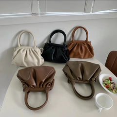 Pleated Cloud Mini Handbag Crossbody Small Bag