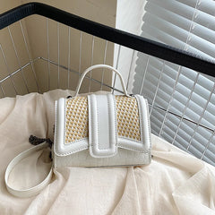 Textured One-shoulder Messenger Bag Casual Small Square Bag