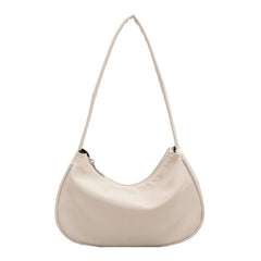 Textured Canvas Shoulder Bag Small Bag Female Summer