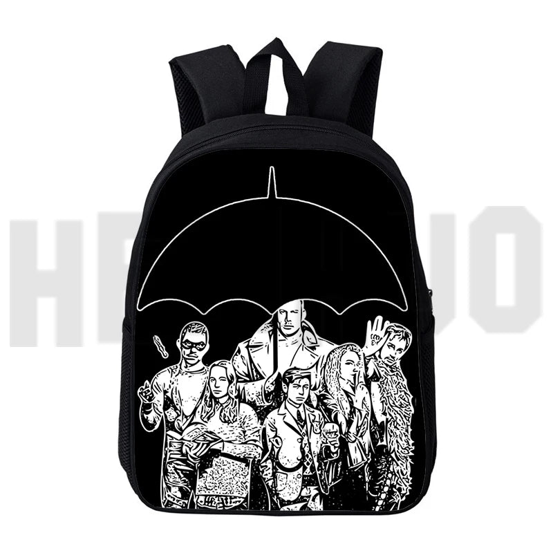 Umbrella Academy Backpack 3D Printing Mochila Escolar School Bag