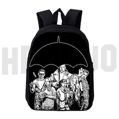 Umbrella Academy Backpack 3D Printing Mochila Escolar School Bag