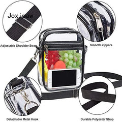 Transparent PVC Beach Storage Shoulder Bag for Women