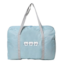 Unisex Foldable Duffle Bag Large Capacity Teeth Series