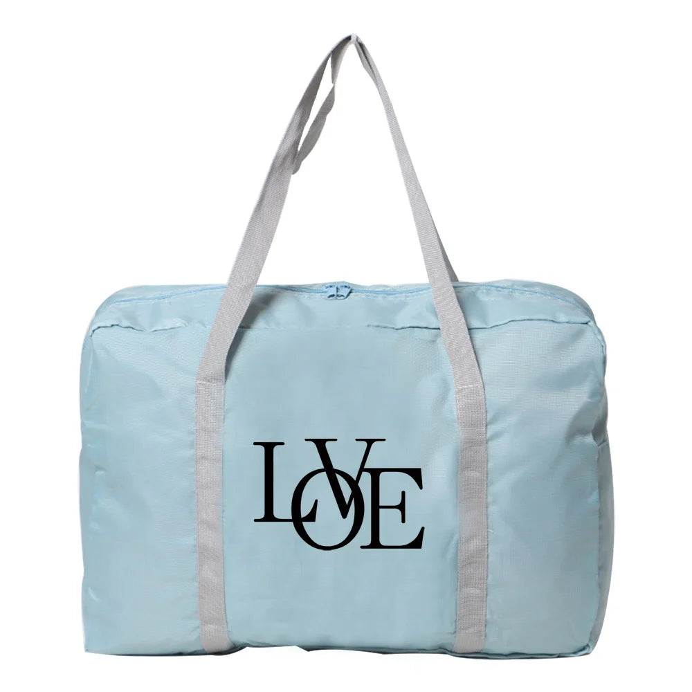 Unisex Foldable Duffle Bag Large Capacity Travel Luggage Bag