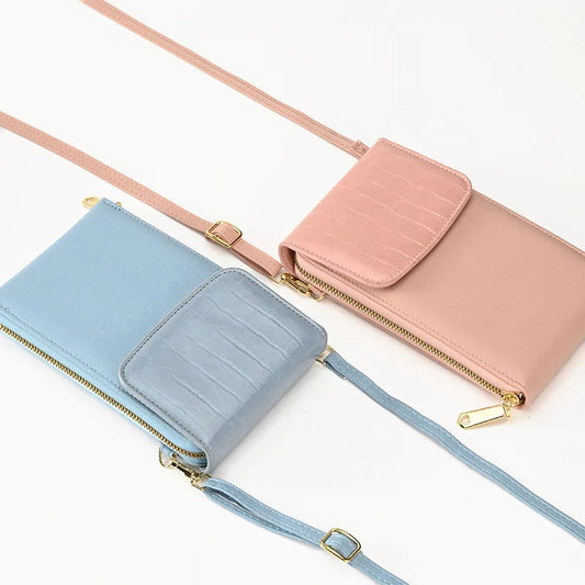 Large Capacity Double Purse Cross-body Bag for Women