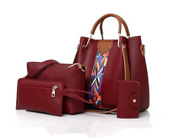 Versatile Women's Mother Bag Set - 4 Pieces