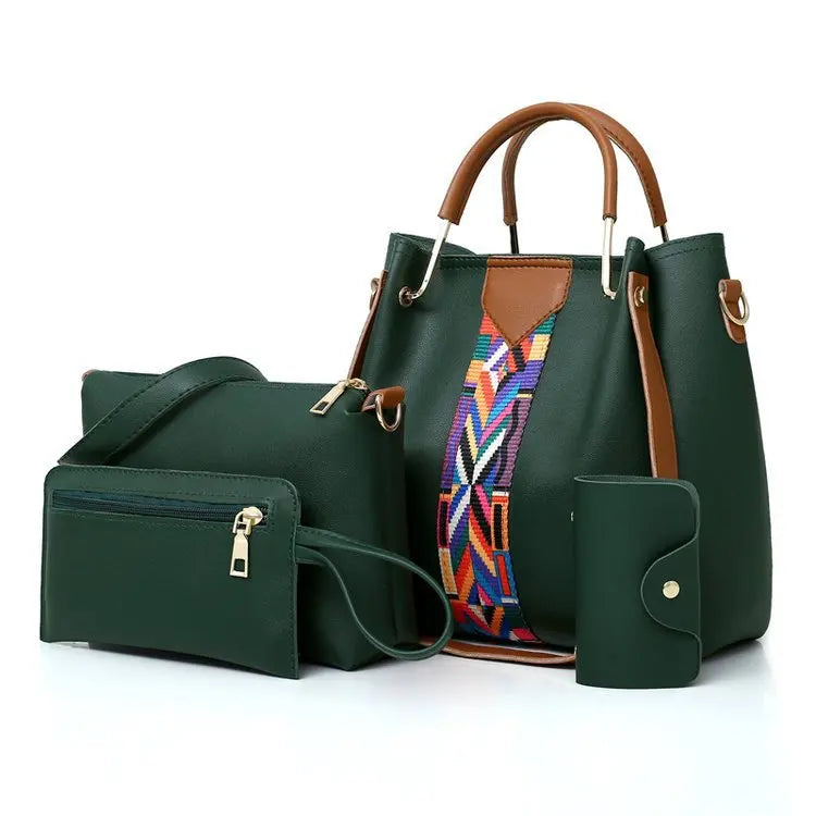 Versatile Women's Mother Bag Set - 4 Pieces