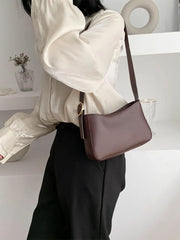 Women's Square Crossbody Shoulder Bag Pu Leather Top Handle Tote