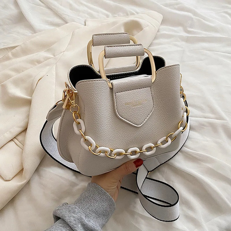 Women's Portable Bucket Bag Shoulder Bag