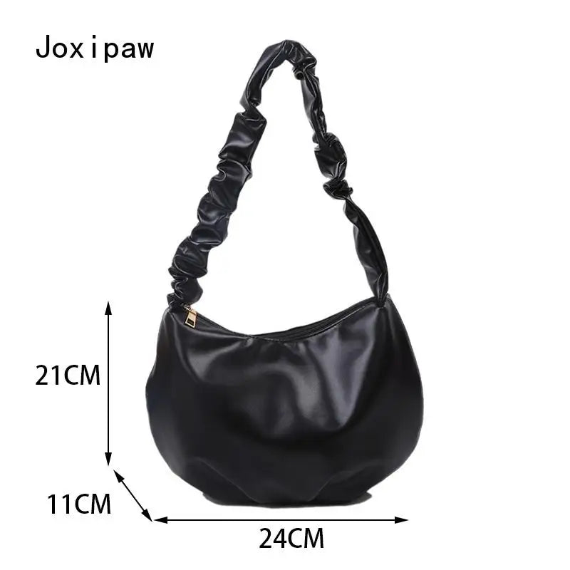 Large Capacity Leather Shoulder Bag Women Crossbody Handbag