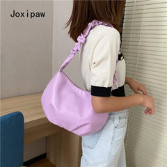 Large Capacity Leather Shoulder Bag Women Crossbody Handbag