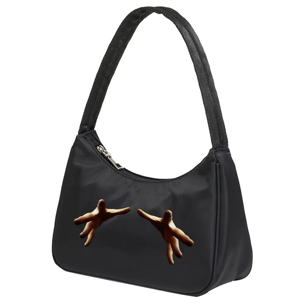 Colorful Pattern Printing Crossbody Bag for Women Underarm Shoulder Purse