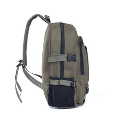 Vintage Canvas Backpack Rucksack School Satchel Travel Shoulder Bag
