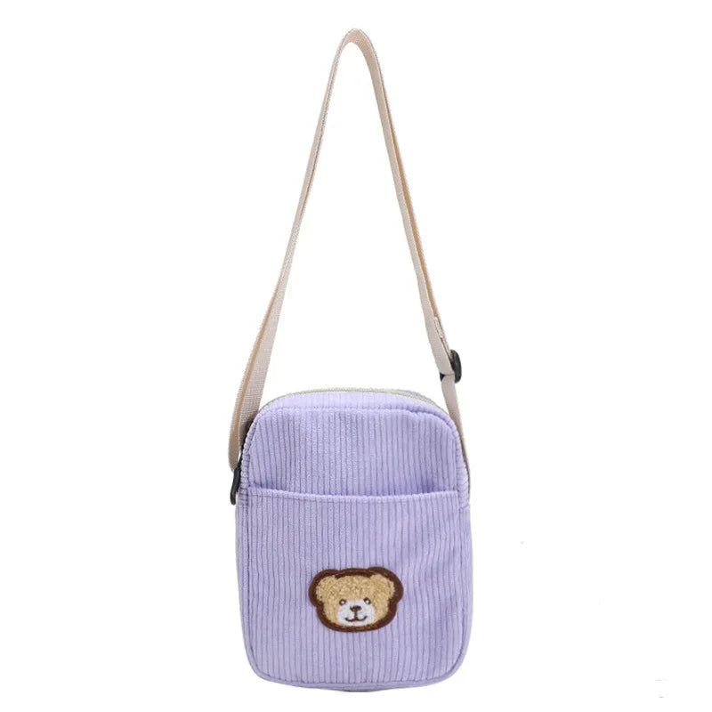 Velvet Bear Children's Shoulder Bag Female