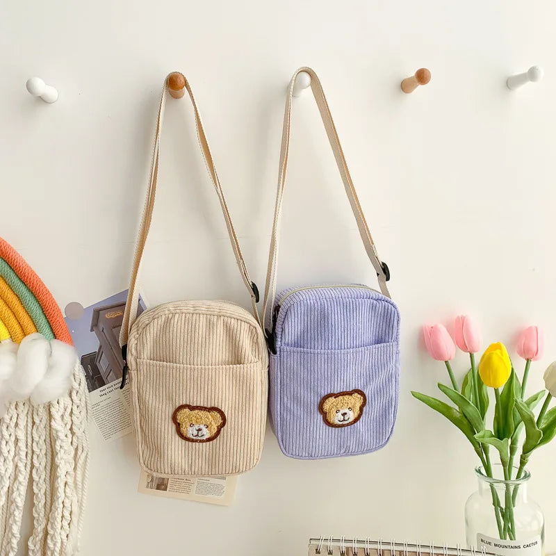 Velvet Bear Child's Shoulder Diagonal Bag