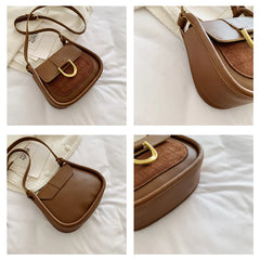 Vintage Style Women Shoulder Bag Handbags And Purses Pu Leather