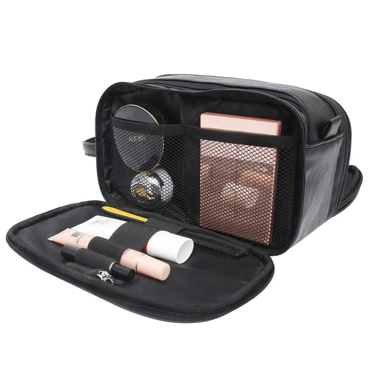 Waterproof Men Cosmetic Bag Hanging Makeup Bag Nylon Travel Organizer Large Nece