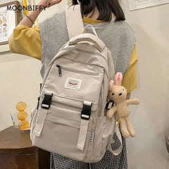 Waterproof Nylon Women Backpack Japanese Female Schoolbag