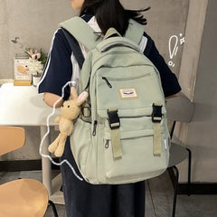 Waterproof Women Backpack Schoolbag Fashionable Design Lightweight
