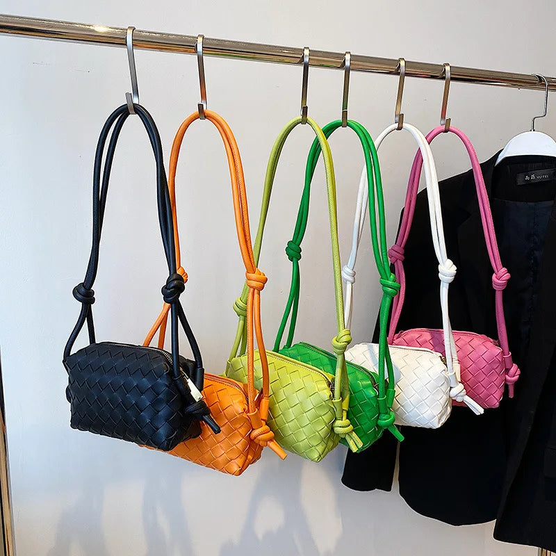Women's Small Armpit Bag PU Leather Crossbody Handbag