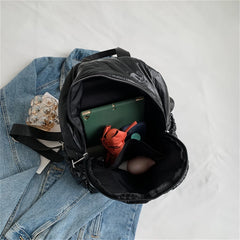 Winter Travel Women's Waterproof Down Fabric Backpacks