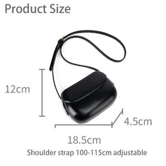RFID Blocking Leather Crossbody Pouch All-Match Phone Bag