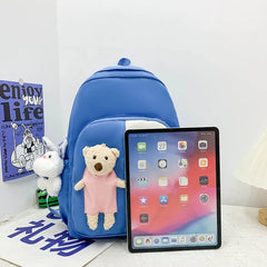 Women Backpack Teenagers Girls Large Nylon School Bag Female Anti Theft Bagpack