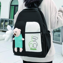 Women Backpack Teenagers Girls Large Nylon School Bag Female Anti Theft Bagpack