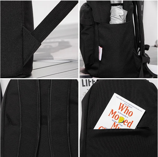 Waterproof Student Backpack Women Casual School Shoulder Bag