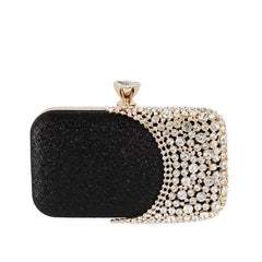 Women Diamond Evening Clutch Bags Purse Banquet Wallets Wedding Dinner