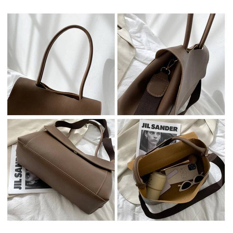 Women Shoulder Bag Casual Large Capacity Shopping Handbag Lady Tote Bag