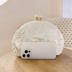 Egg Shaped Evening Clutch Purse Mini Party Dinner Purse With Chain